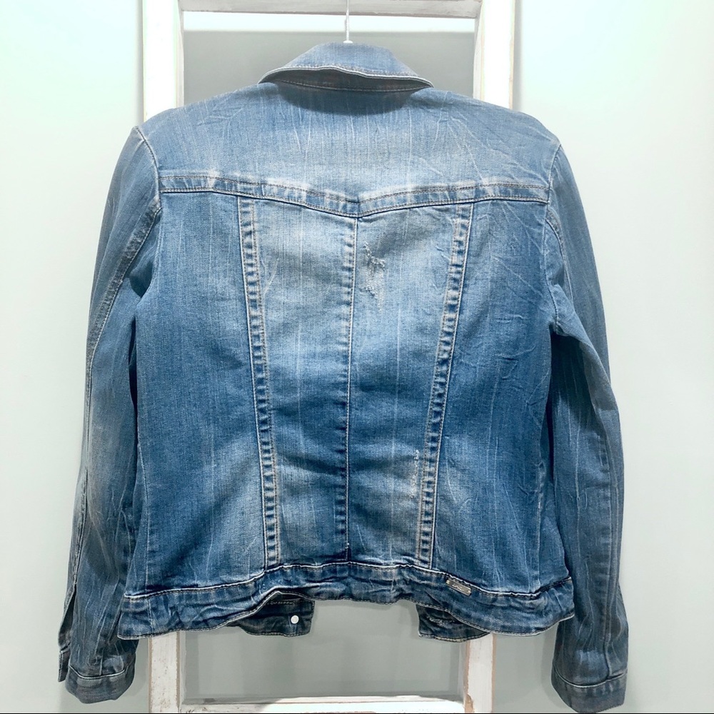INC International Concepts Jean Jacket - Picture 5 of 7